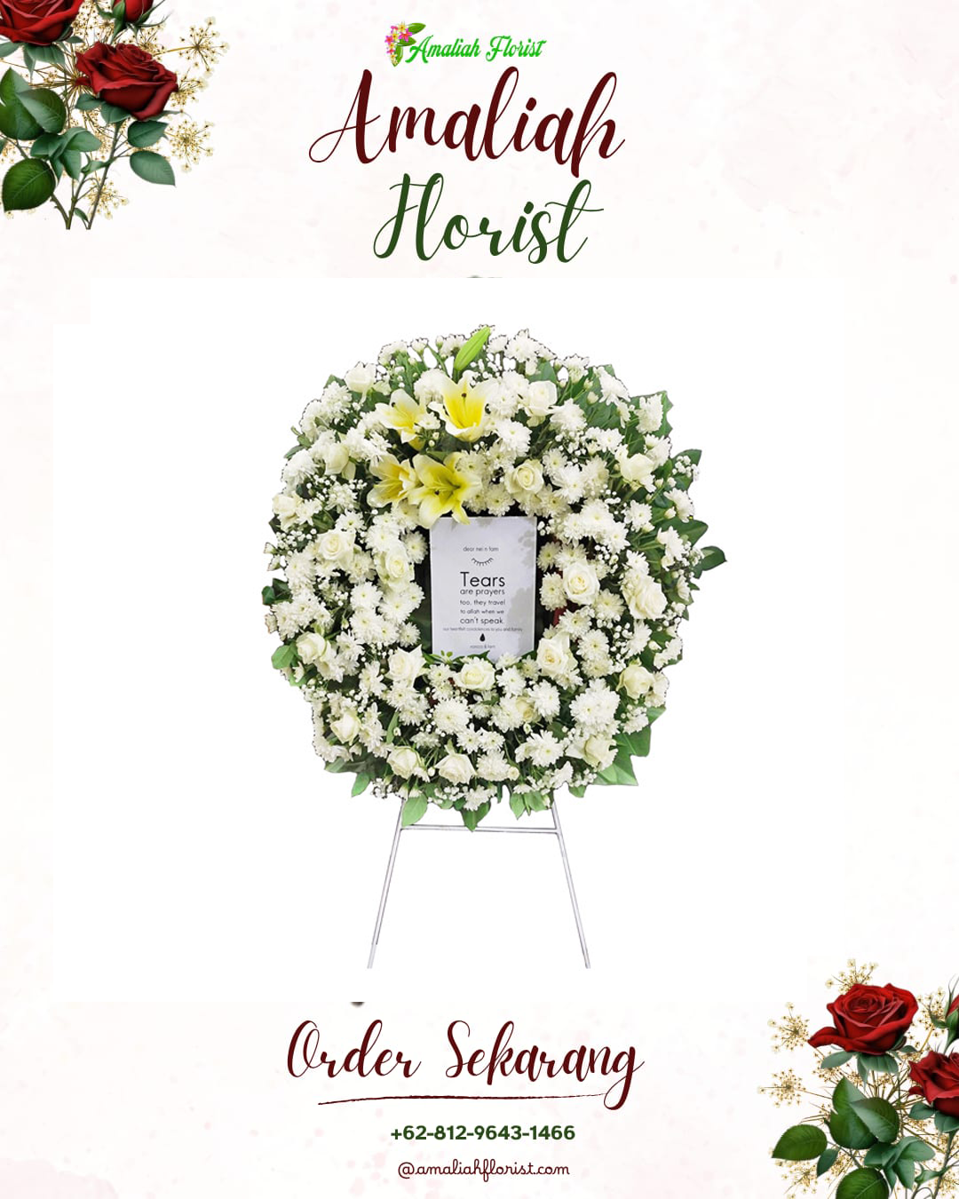 Krans Bunga Duka Dumai Barat