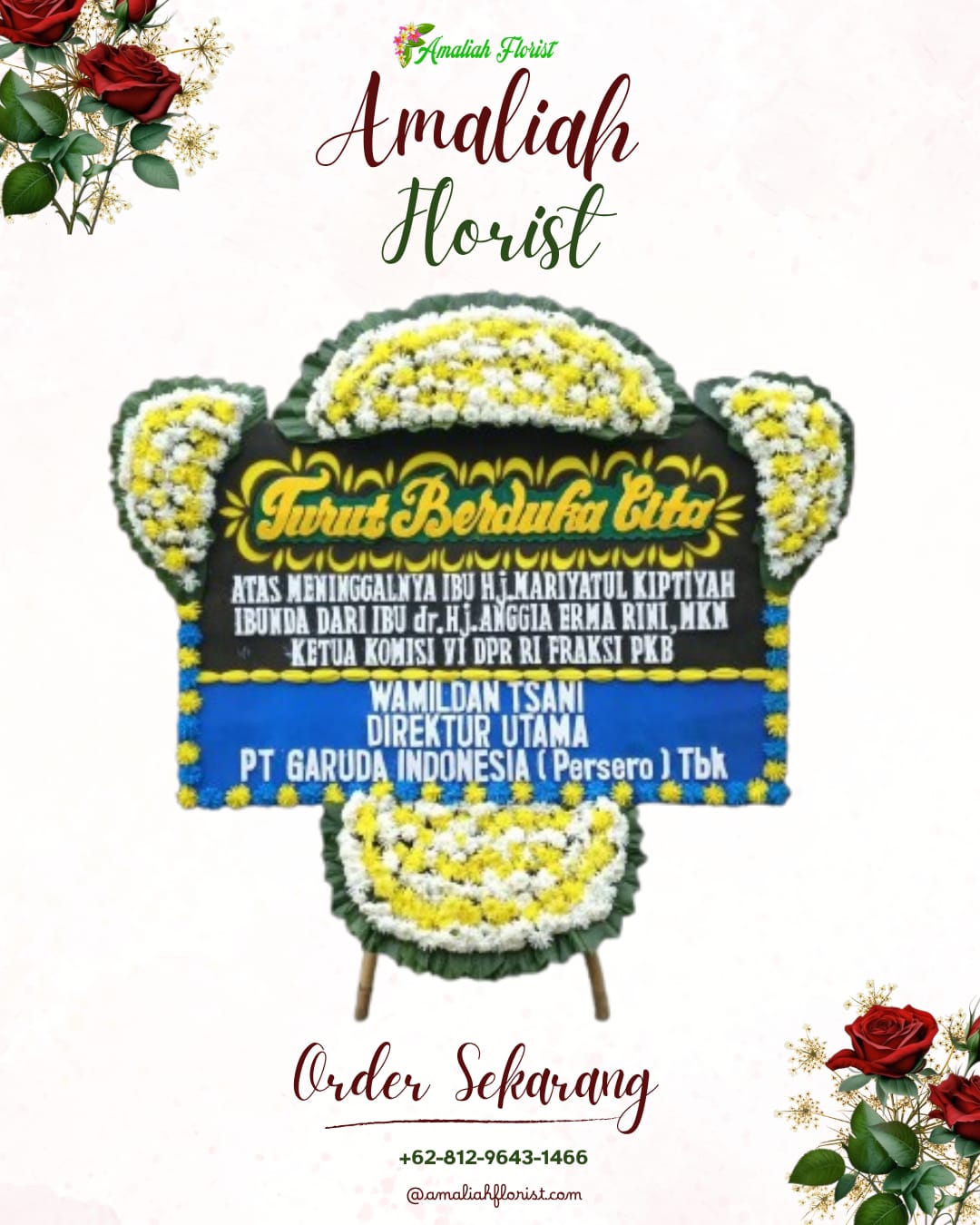Papan Bunga Duka Dumai Barat